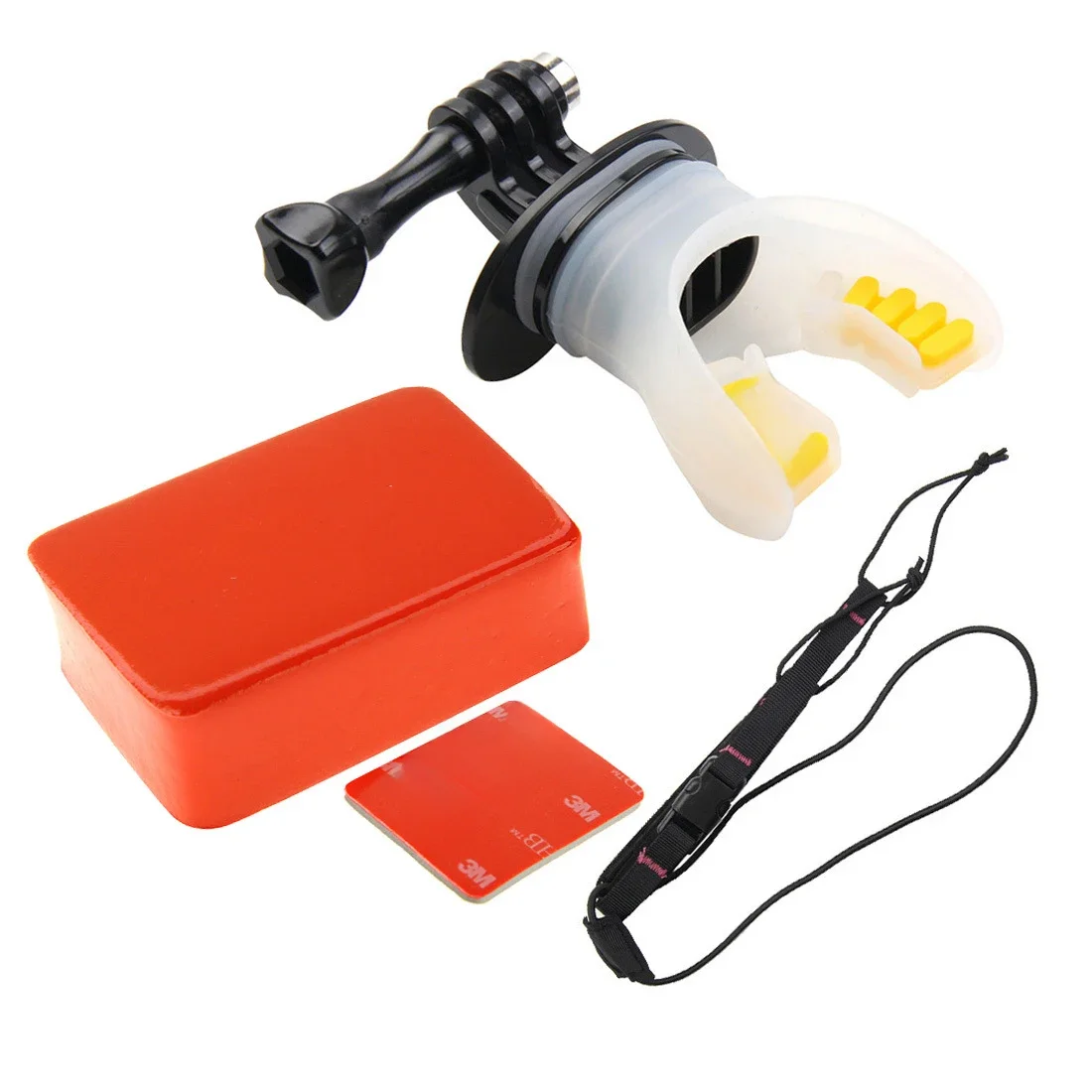 Go Pro – accessoires de Surf pour GoPro Hero 9 87 6 5 4 SJCAM, Kit de montage de bouche de morsure factice