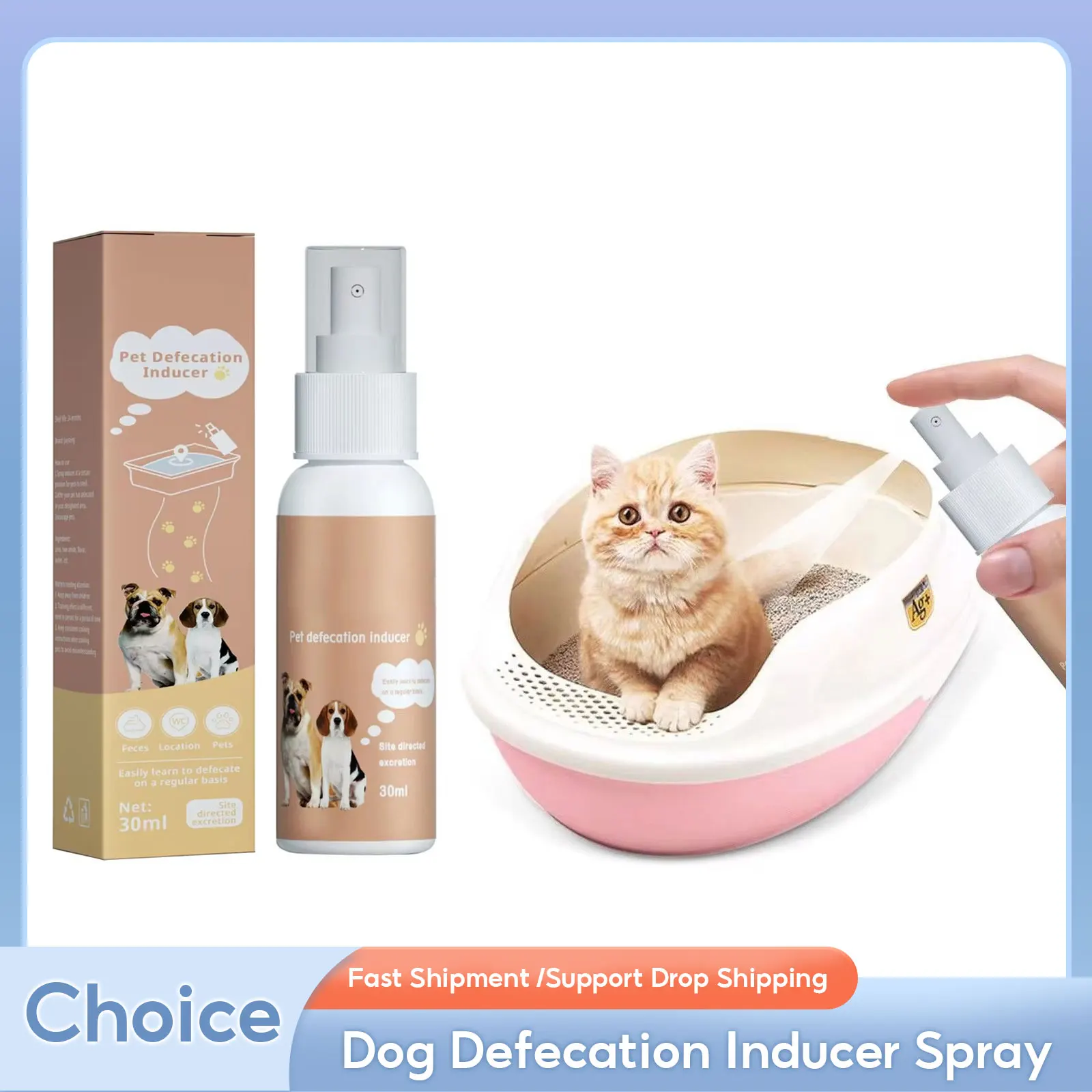 

Cat Toilet Inducer Spray Positioning Defecation Potty Training Inducer Stool Location Indoor Attractive Scent Pet Urine Spray