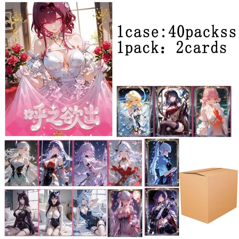 

Rabbit Card Club Wholesales Goddess Story Collection Card Various Sexy Style Beautiful Waifu Kids Playing Cards Tables Games