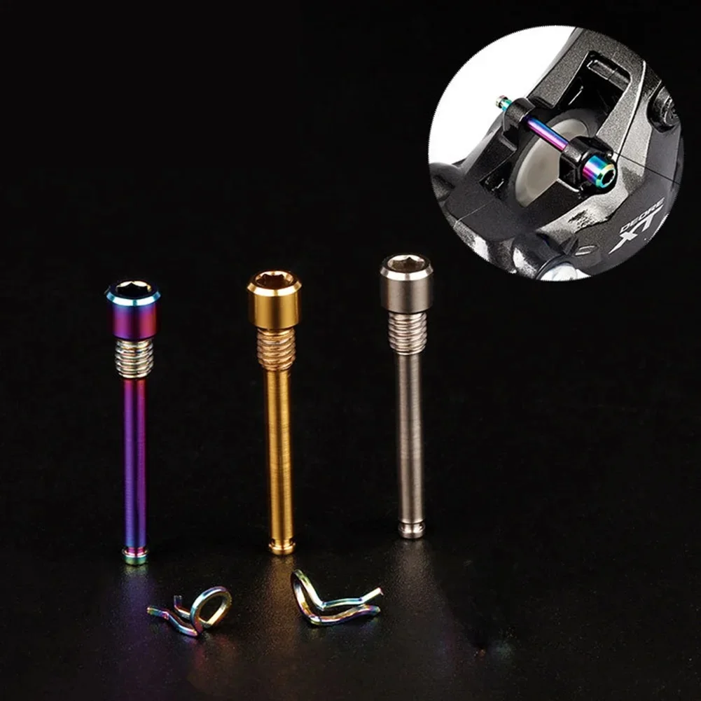 AliExpress SPORTARC New Bicycle Hydraulic Disc Brake Pad Bolts Titanium Alloy Fixing Pin Inserts Caliper Screws Retainer Pin Circlip For Shimano XTR