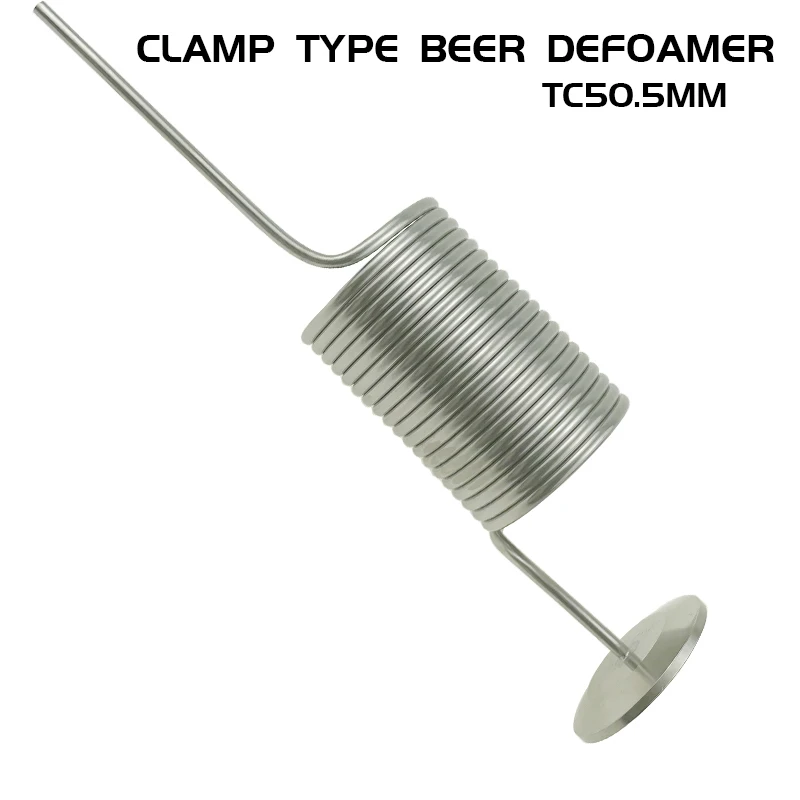 Beer defoaming and defoaming coil 304 stainless steel clamp TC50.5mm 20 circles defoaming