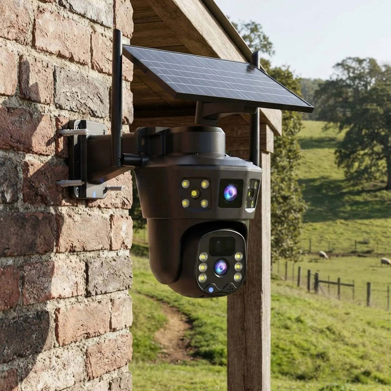 Solar Security Camera with Sol - Home Yard Security Cameras ulasan dan harga