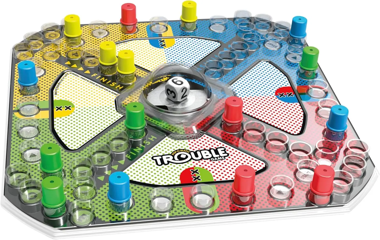 Classic Pop-o-Matic Bubble Trouble Game – Family Fun for Ages 5+