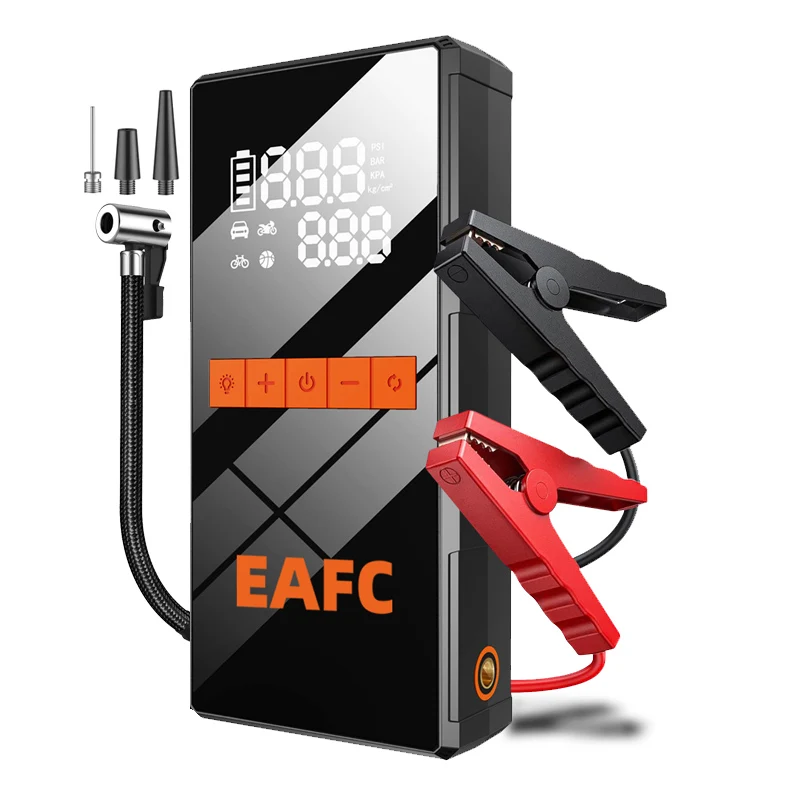 Nieuwe 150PSI Luchtpomp Auto Batterij Noodversterkers 1200A Auto Jump Starter Power Bank Draagbare Startapparaat Auto Starter