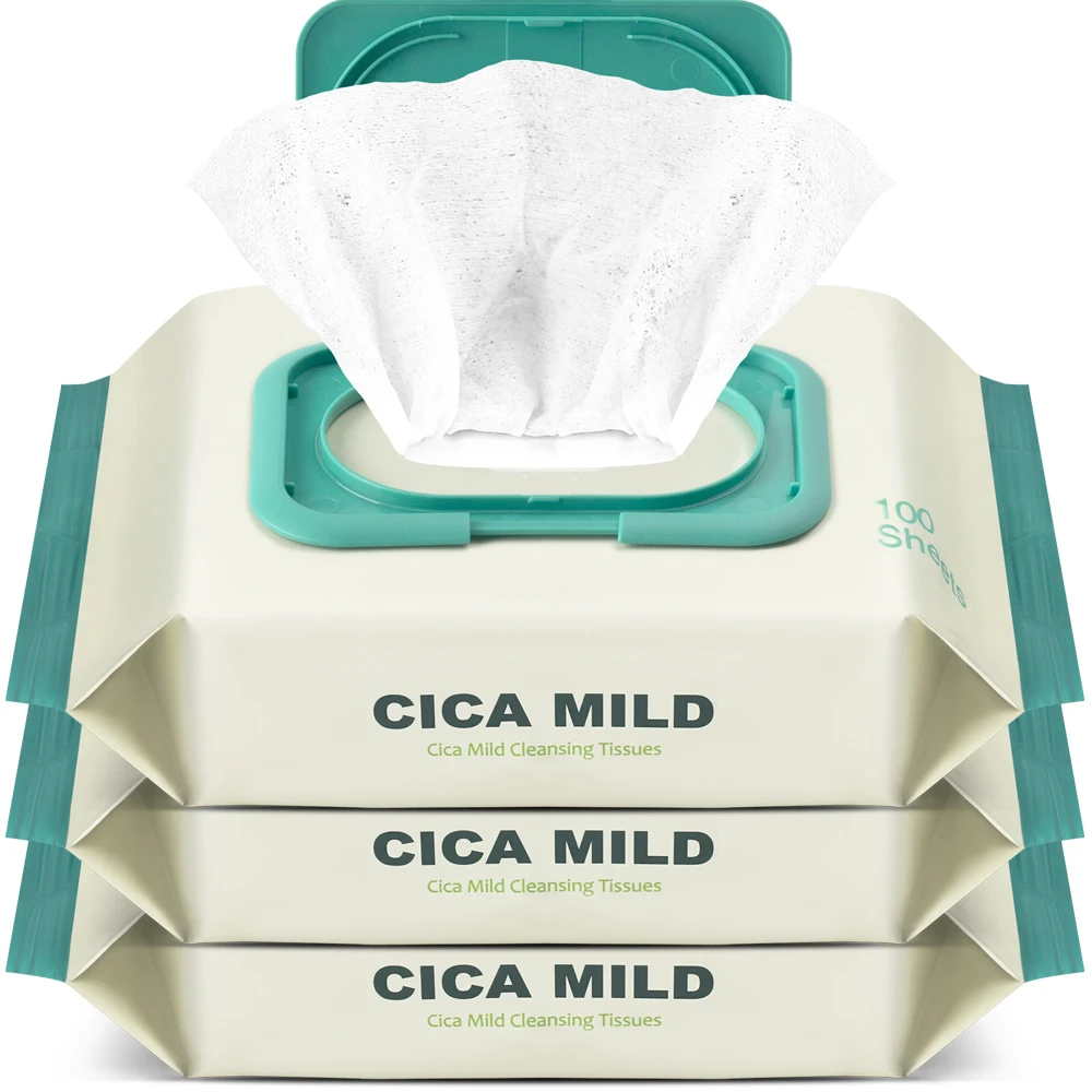 Medi flower hypo-irritating Chica-soft cleansing tissue 100x3 (Total 300)/skin test complete