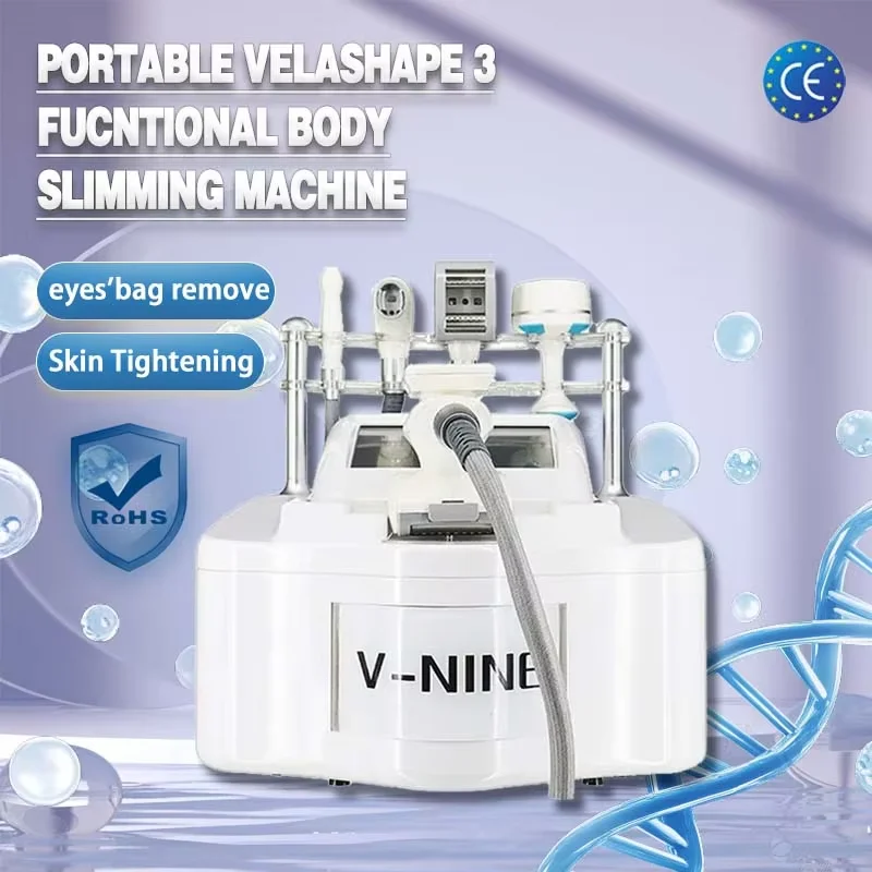 

NEW V9 Vela Body Weight Loss Vacuum 80K Cavitation Slimming Roller Shaping Massage Machine Frozen Fat Removal Facial Lift