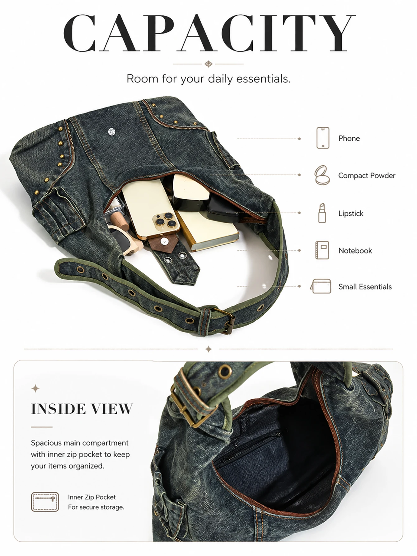 Nieuwe denim stoffen tas Maill - Luxury Bags News recensie en prijs