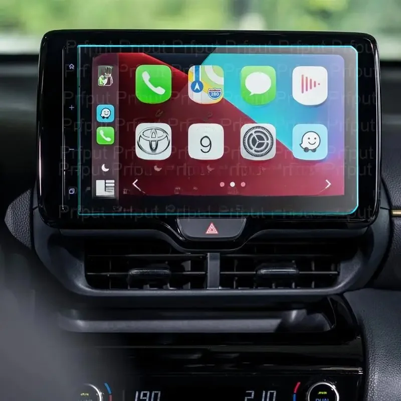 Ochraniacz ekranu ze szkła hartowanego do Toyoty Yaris Cross 2021 2022 9-calowy ochraniacz wyświetlacza nawigacji GPS do samochodu — zdjęcie 2