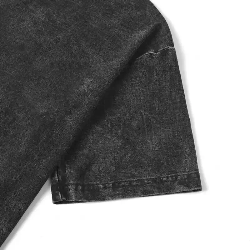 Vintage kruispatroon dames T-shirt gewassen korte mouw casual losse pasvorm klassieke stijl basic tee spirituele zin kleding