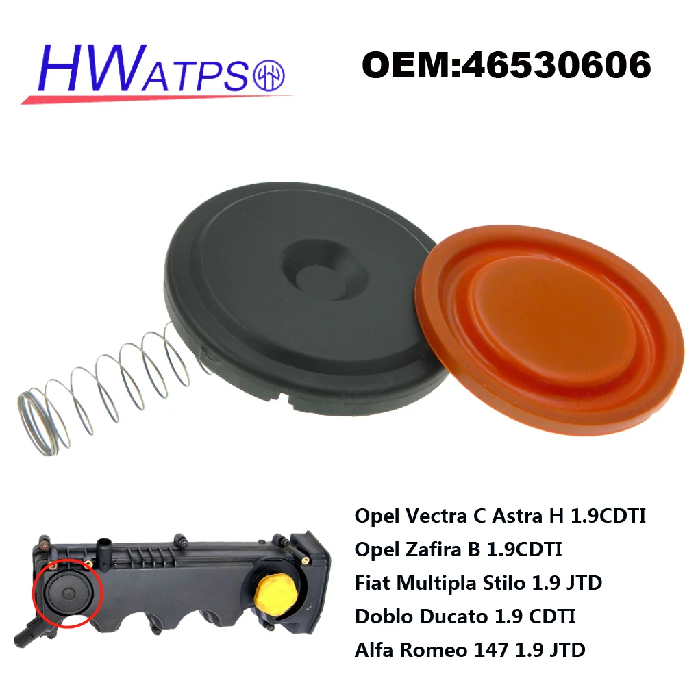 For Opel Vectra C Astra H Fiat Multipla Stilo Doblo Ducato Alfa Romeo 147 1.9 CDTI New Valve Cover Repair Kit 46530606 73500695