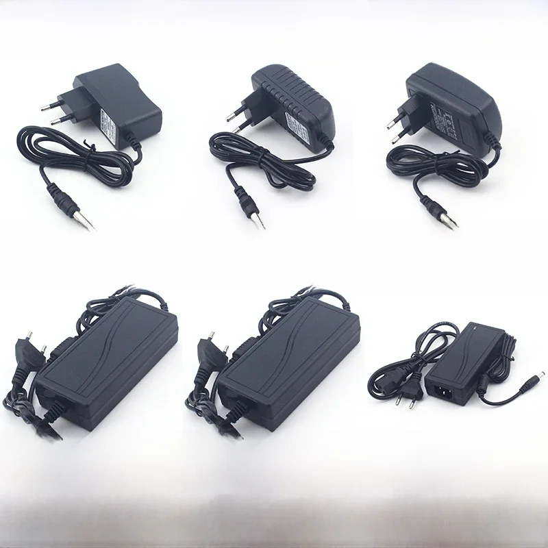 AC 110-240V DC 3V 5V 6V 9V 12V 15V 24V 0,5a 1A 2A 3A 5A 6A 8A adaptateur d'alimentation universel adaptateur de chargeur Eu Us pour lumière LED