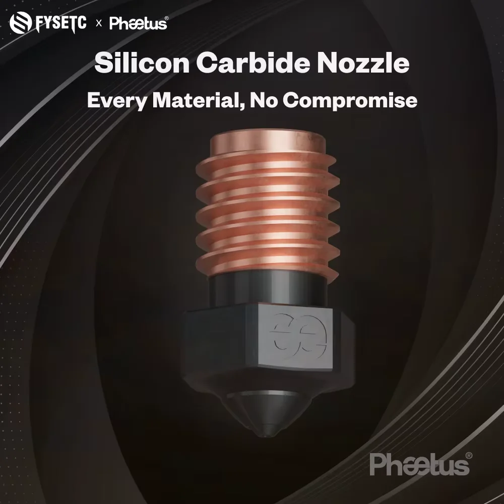 

For Phaetus Silicon Carbide V6 Nozzle High Hardness For Voron Vzbot Prusa 3D Printer Parts﻿