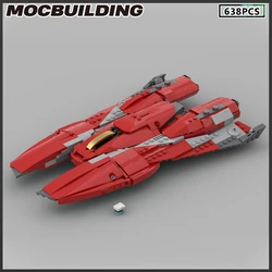 MOC Building Block Starfighter 1:250 Scale Elite And Dangerous Fighter Ship Toys Birthday Gifts DIY Bricks Model Collect Present