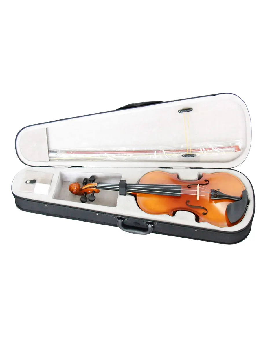 Violín 4/4 con Arco, Estuche, Repuesto de Cuerdas y Brea, Bluelander , Violín 60 cm, Ideal para Principantes y Expertos, Violin Profesional para Estudiante, Violin, Acabo Brillante