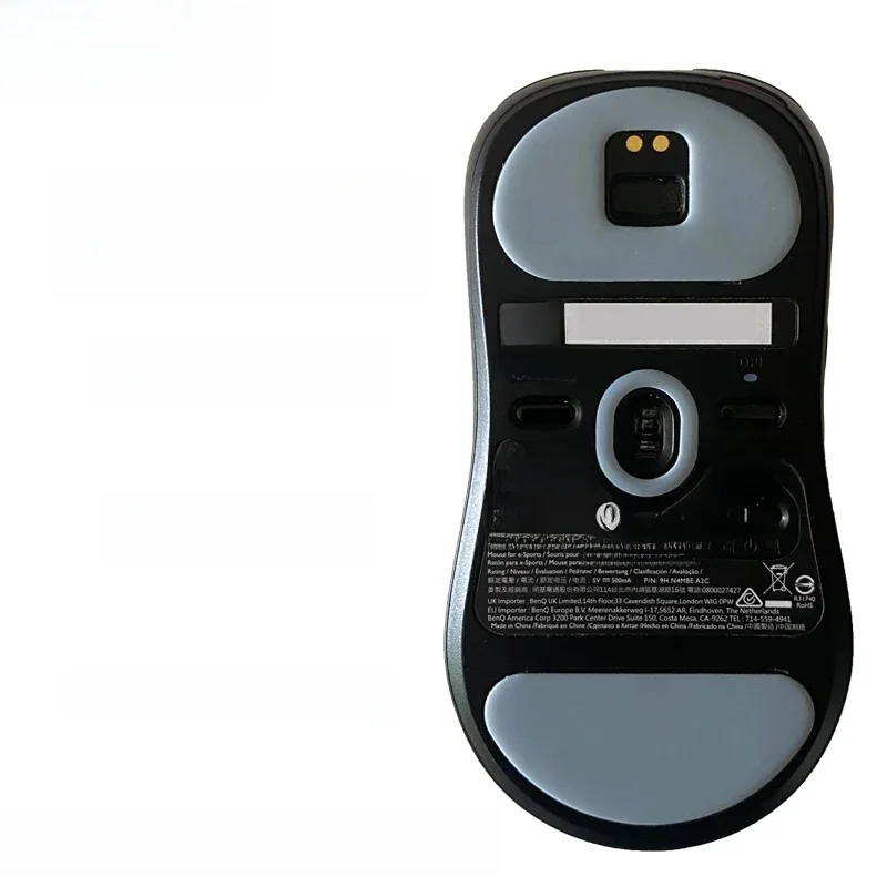 UnusualWaySports Mouse Skates Feet FK2DW ZA13DW S2DW Wygięta powierzchnia PTFE Anti Collapse Wielowarstwowe myszy Czarny srebrny lis — zdjęcie produktu 7