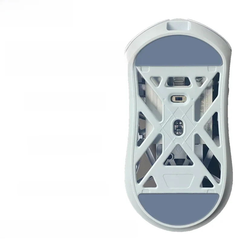 Niestandardowe ślizgacze do myszy sportowej WLmouse Beast X Mini, wygięta powierzchnia, PTFE, anty-kolapsowe, Magic Ice, czarno-srebrny lis. — zdjęcie produktu 7