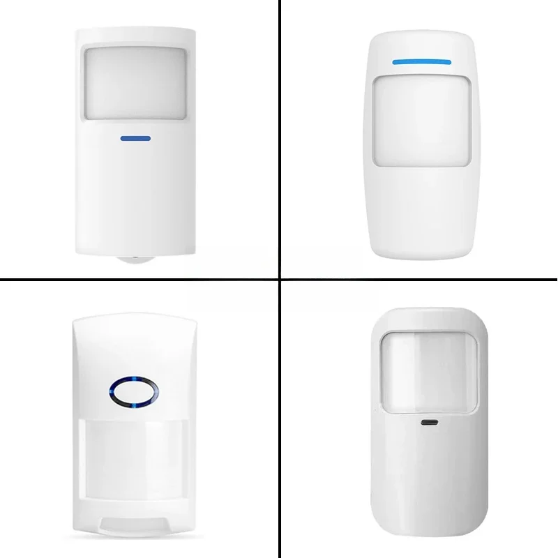 TAIBOAN – capteur de mouvement infrarouge sans fil, 433Mhz, détecteur d'alarme PIR blanc avec lumière Led Flash pour système de sécurité domestique intelligent