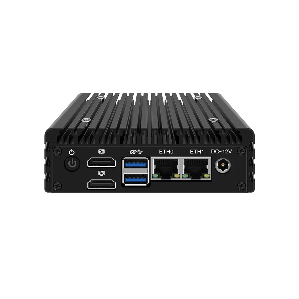 Micro appareil pare-feu HUNmersible, Mini PC, RJ56, OPNsense, Explo, Routeur PC, AES-NI,2x226 V 2.5GbE LAN, 2 x HDMI2.0, 2 x USB3.2