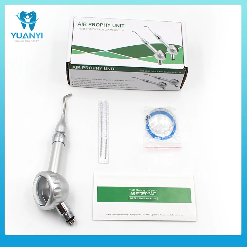 

Dental Cleaning Polishing tool teeth whitening 2/4hole metal air Polisher Dentistry airflow sandgun Sandblasting equipment