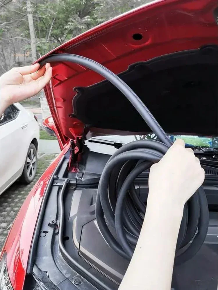 Vedação de porta de borracha do carro grande tipo d porta do carro capô tronco tira vedação