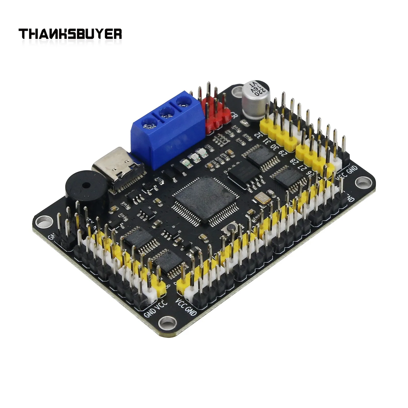 32 Channel Servo Control Board Robot Control Board Servo Controller with ps2 Remote Control