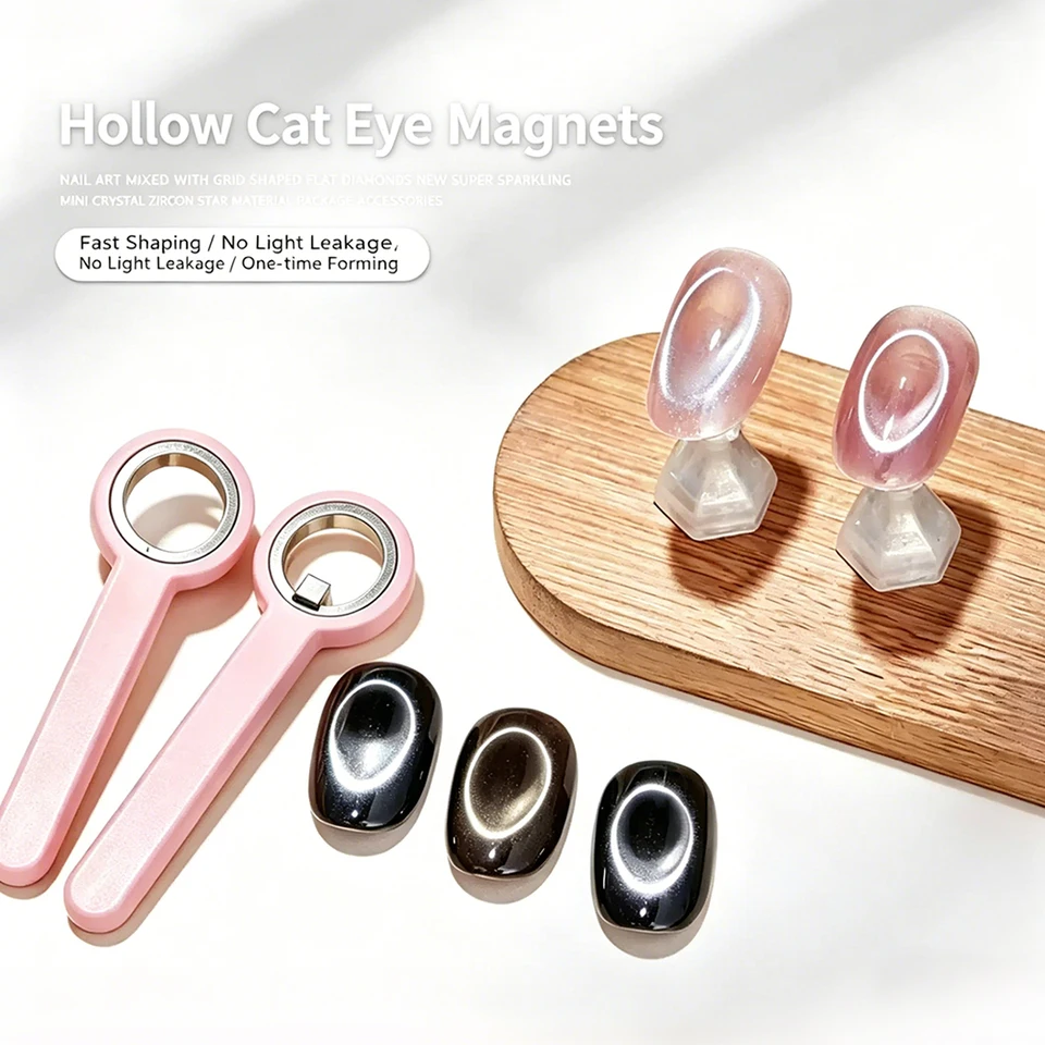 Imán de Ojo de Gato Circular, Herramienta Magnética con Efecto Halo para Gel UV, Manicura 5