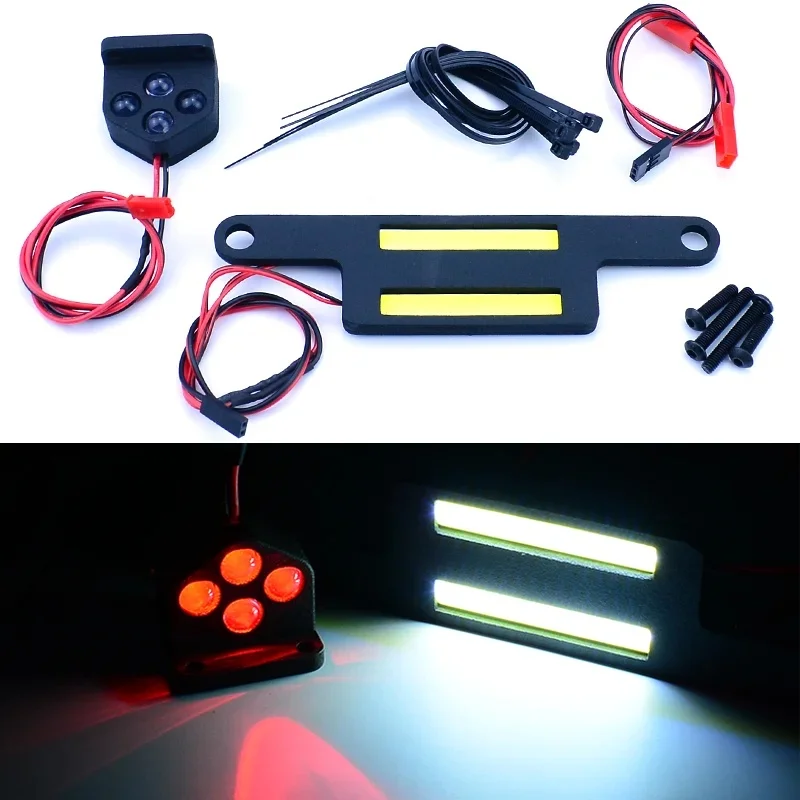 System przedniego tylnego oświetlenia LED Reflektor tylny dla 1/5 TRAXXAS X-MAXX 6S 8S RC Monster Truck Części do modernizacji samochodu — 2
