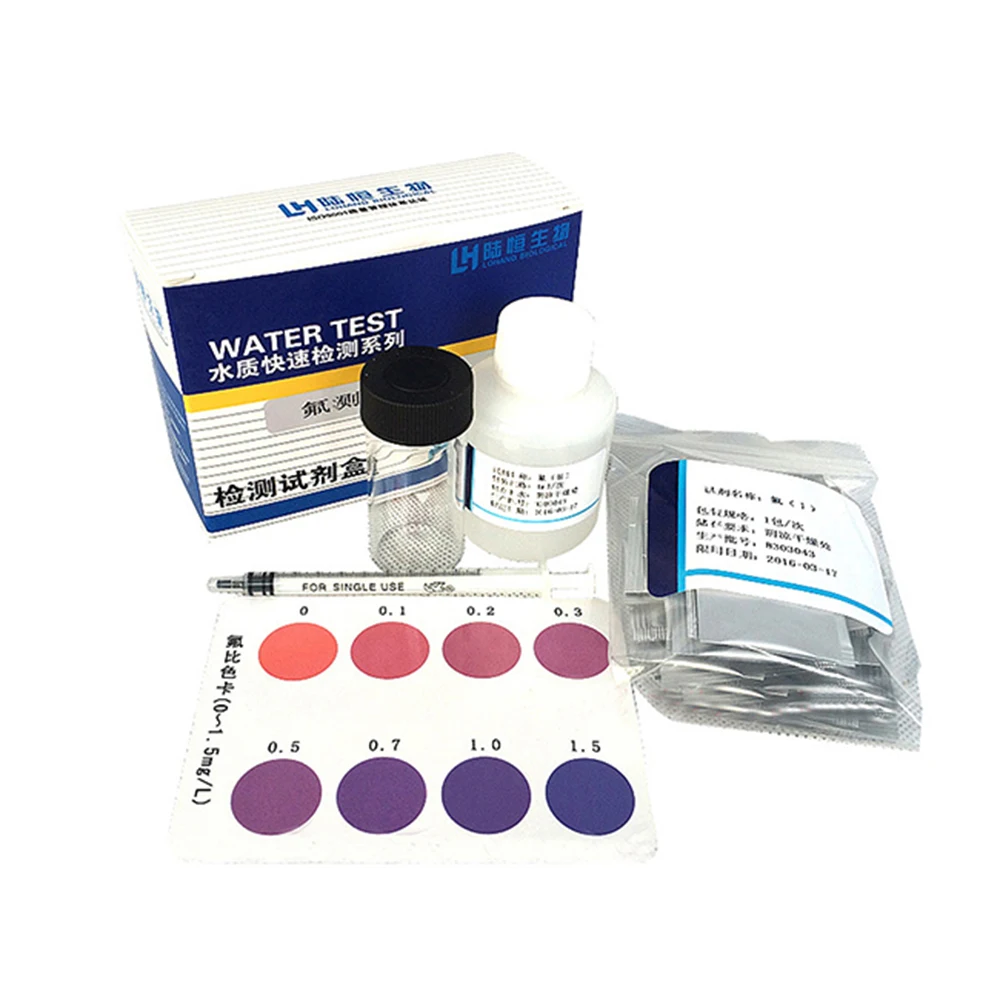 Drinding Water Quality Analysis Fluoride Test Kit Factory Supplys