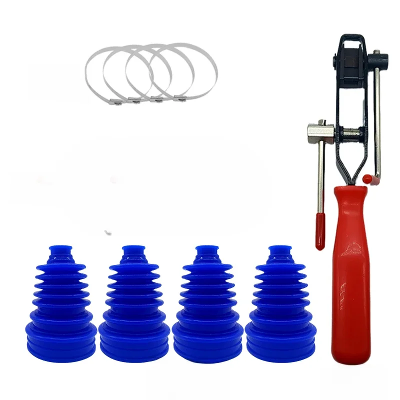 Kit de démarrage CV, bottes CV en silicone, pinces de démarrage CV en acier inoxydable pour camions, SUV, VTT, quadruples