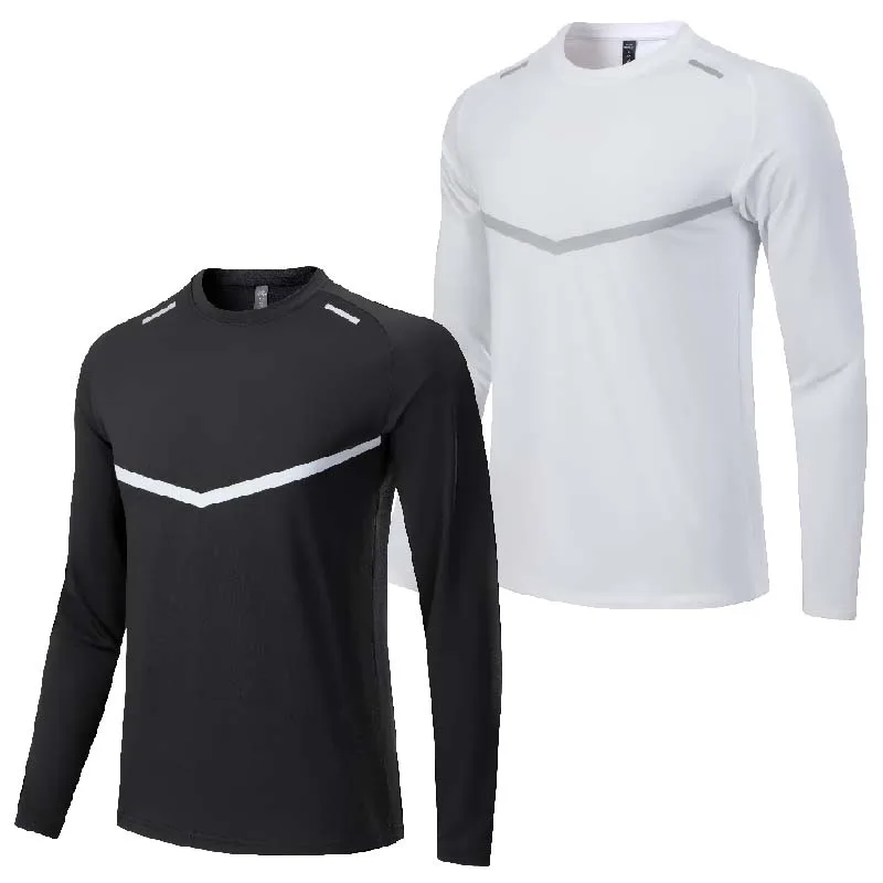 

2022 New Men Casual Shirt Business Long Sleeve Top Men Fitness T-Shirt Gym Clothing Fitness Quick Dry Bicycle Team Cycling