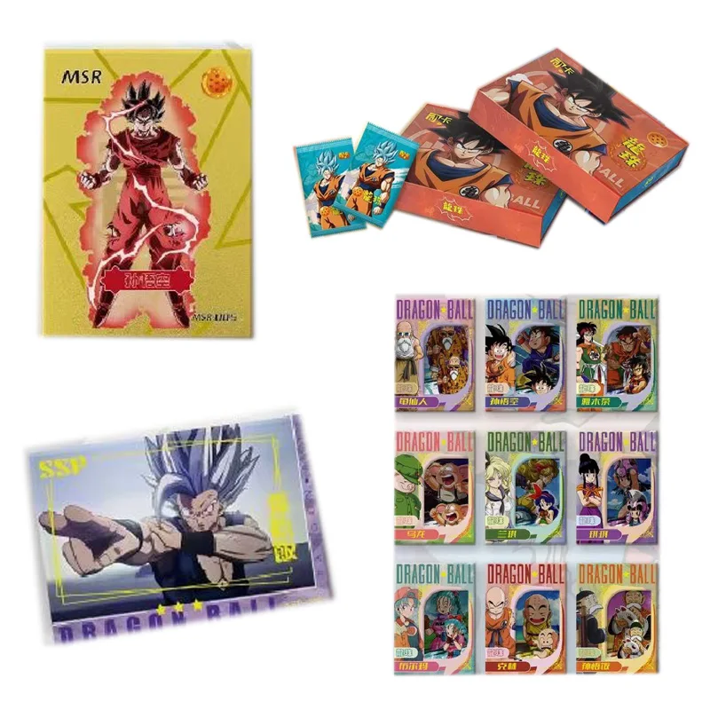 

Dragon Ball Collection Cards Premium New Original Rare Limited ACG Anime Character Board Game Playing Trading Cards