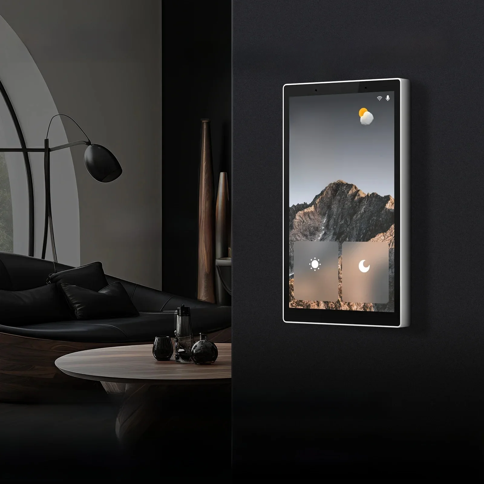 MOES Tuya Wifi Smart 5-Zoll-Touchscreen US Center Control Panel Sprachsteuerung Alexa und ZigBee Gateway Eingebaute Szenensteuerung