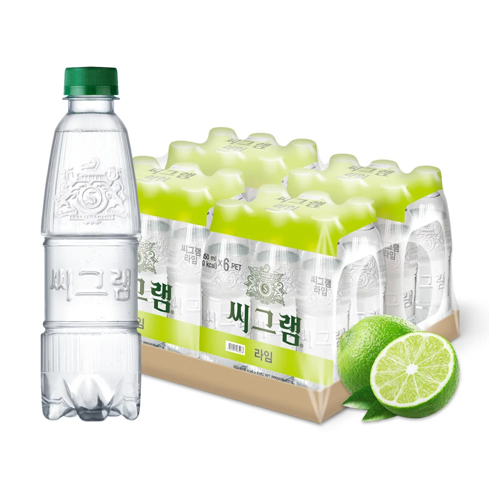 [Coca-Cola] Seagram Lime LabelFree 350ml x24pet