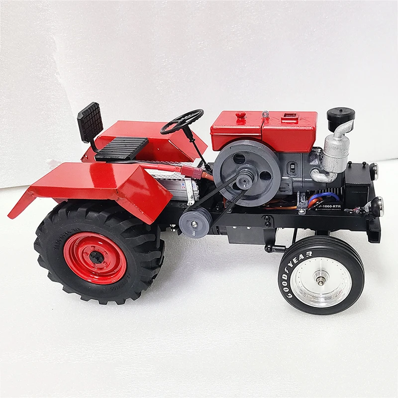 Four Wheel Drive Tractor Engine Model with Seat Light Engine Generator Model Remote Control Car Toy