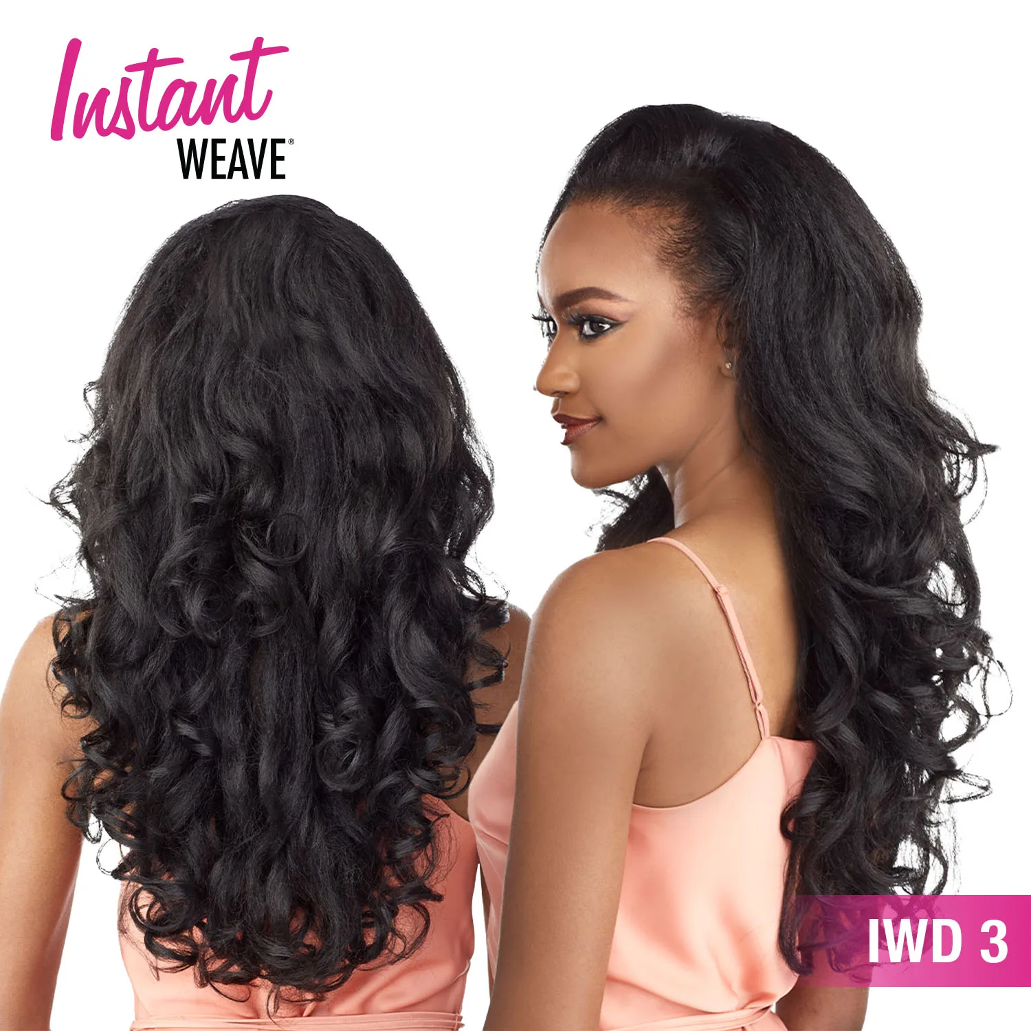 Sensationnel Half Wig Instant Weave Drawstring Cap IWD 3 – Quick Style, Easy Application, Natural Look