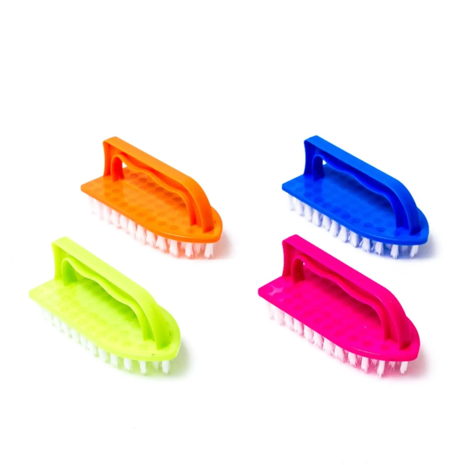 Multipurpose Plastic Cleaning Brush with handle, kitchen sponge, bathroom, household stain removal, assorted colors