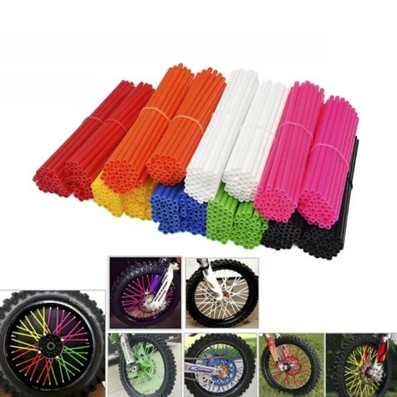 AliExpress 36pcs Motorcycle Wheel Rim Spoke Wrap Kit  For Motocross Bicycle Bike Cruiser Chopper Cafe Racer