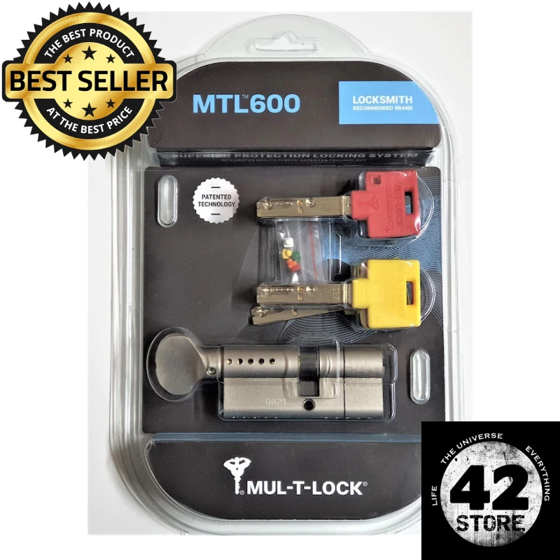 Multlock Mtl600 Interactive High Security Trap M Barel 71mm Latch 33*38=71 mm 3 Keys Original High Quality