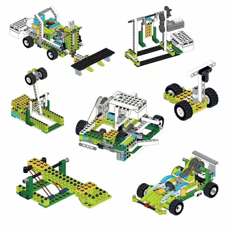 Bloques de construcción para niños, juguete técnico inteligente Compatible con Wedo 2,0 45300, función de potencia de Robot, bloques de construcción educativos para estudiantes