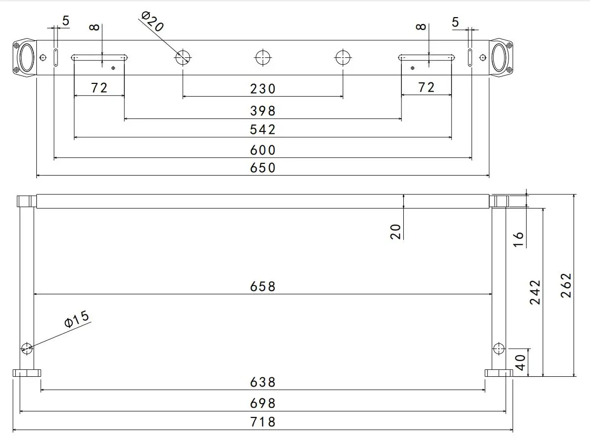 ApisQueen soporte de Metal para propulsor submarino U92, yates, Kayaks, barcos de pesca, Etc.