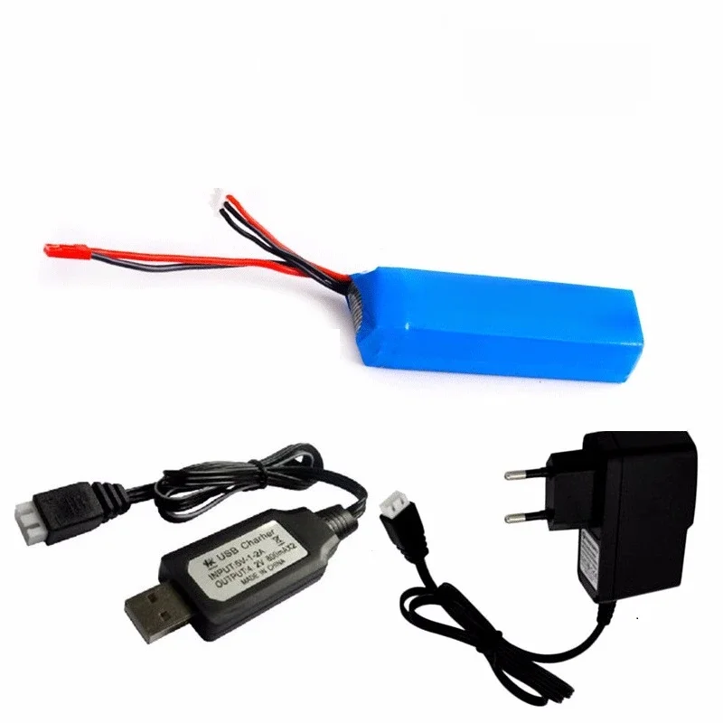 Ulepszone akumulatorki Lipo 3000mAh 7.4V do nadajnika Frsky Taranis X9D Plus, akcesoria do zabawek, ładowarka. — zdjęcie produktu 6