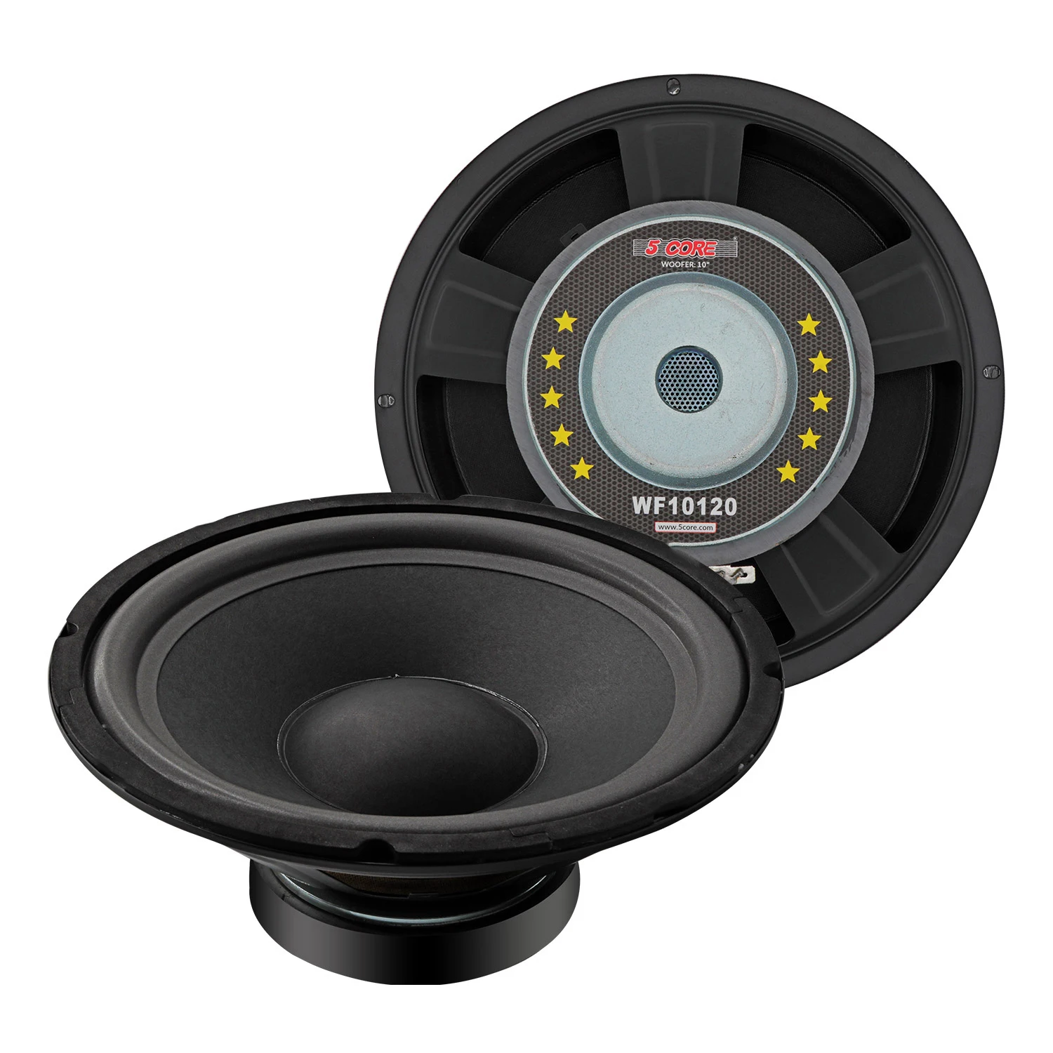 5 Core 10 inch Subwoofer Speaker 600W Peak 8Ohm PA DJ Replacement Sub Woofers WF 10120 8OHM