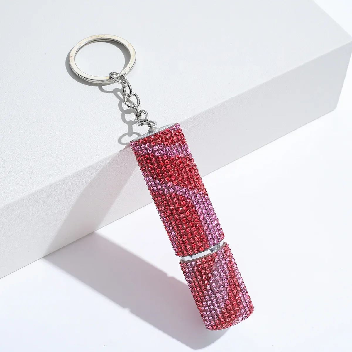 Porte-clés de bouteille de parfum africain en biscuits cristal brillant, support de liquide Belle Spray, autoprotection, cadeau pour femme, 10ml