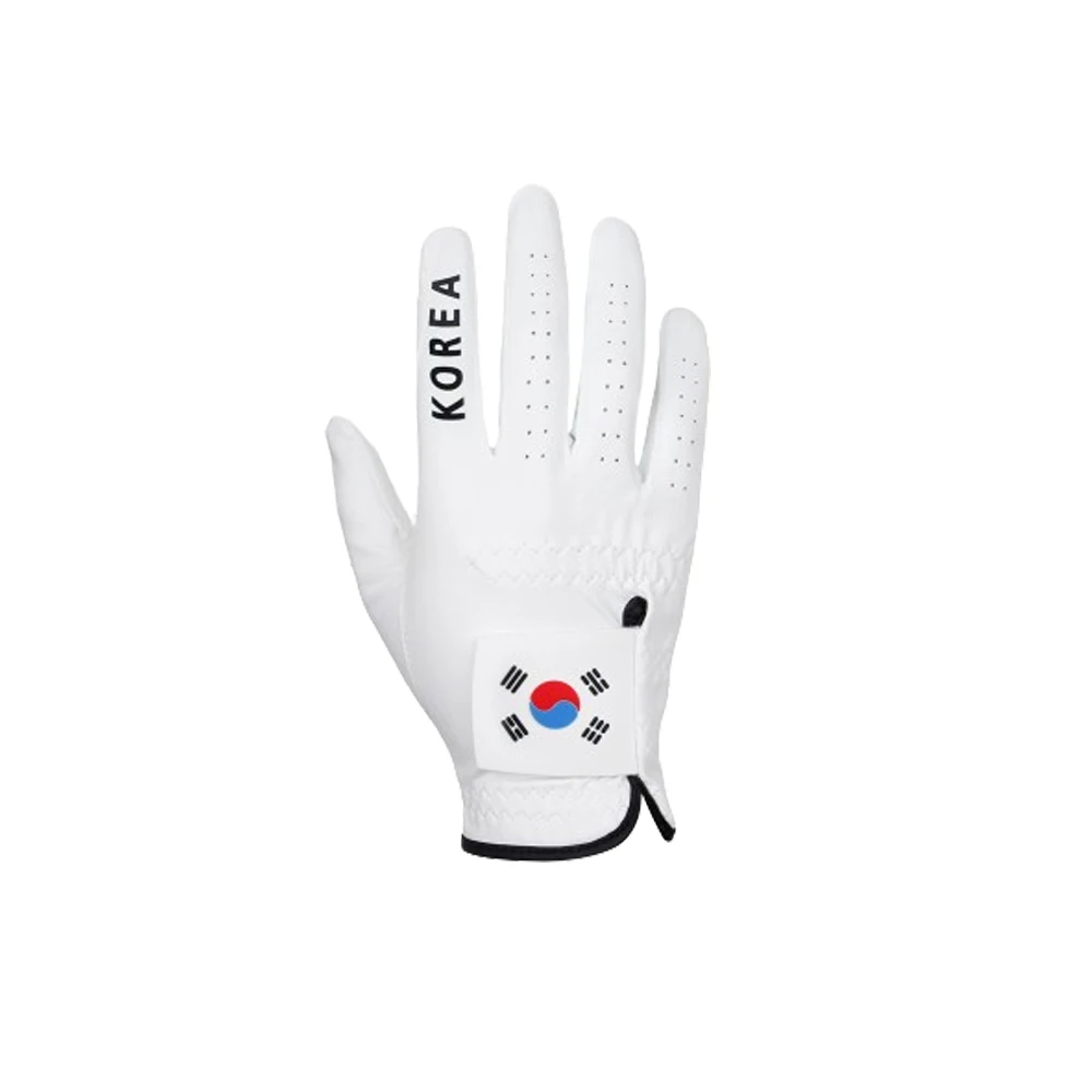 National team Taegeukgi suede golf gloves washable touchable unisex right hand 4P