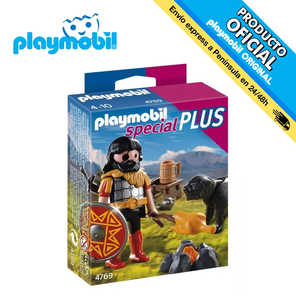 PLAYMOBIL®4769 barbarian Knight-exclusive, original, clicks, gift, child, girl, toy