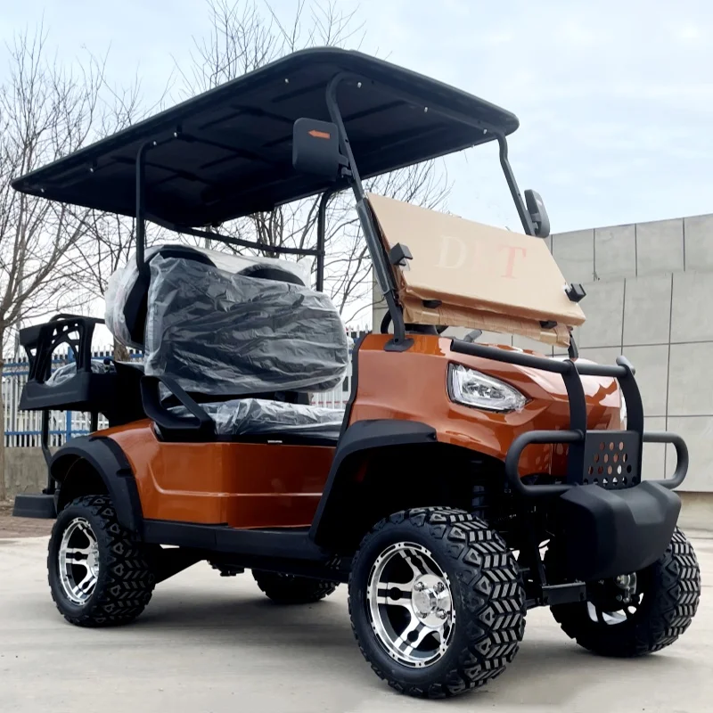 Wholesale Off-Road Vehicle Airport Area Passenger Car 2-10 Seats Optional Hunting Golf Cart Luxury Electric Shuttle For Sale