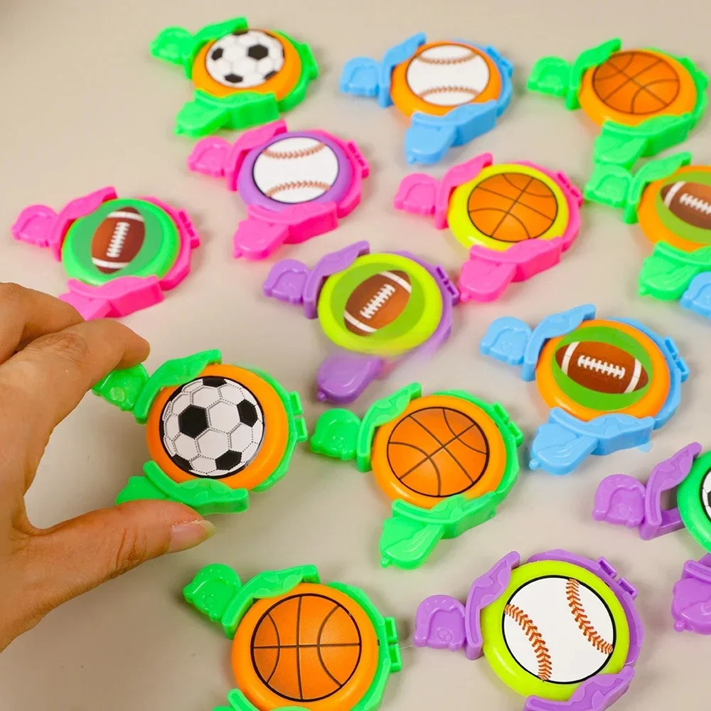 Lanceur de thème de sport, Football, basket-ball, jeu de tir, jouets d'extérieur pour enfants garçons, cadeaux de fête d'anniversaire, remplissage Pinata, 20 pièces