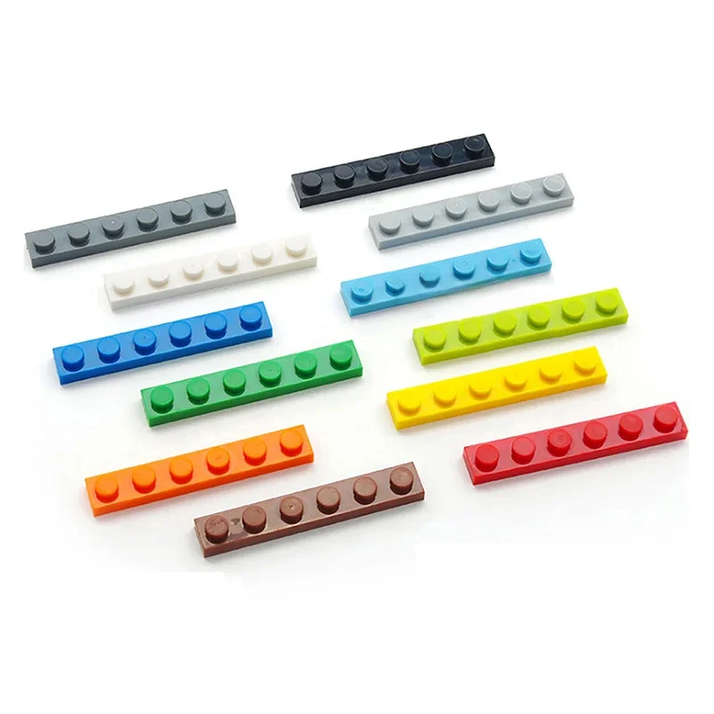 80 stücke DIY Bausteine Dünne Zahlen Bricks 1x6 Punkte 12 Farbe Pädagogisches Kreative Größe
