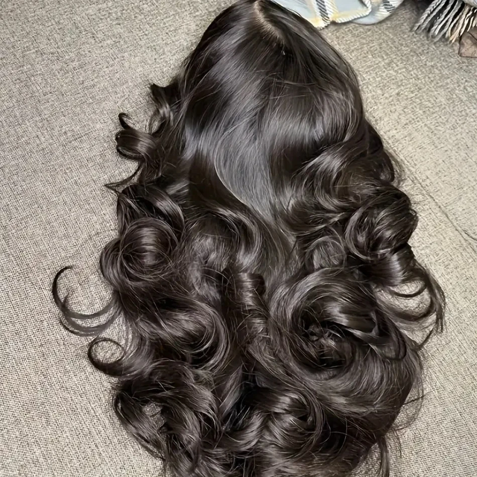 الجسم موجة خصلات الشعر المستعار الإنسان 13x6 Hd الدانتيل الباروكات الأمامية 250 الكثافة 12A موجة فضفاضة الدانتيل الجبهة الباروكات 100% الشعر البشري قبل قطعها #3