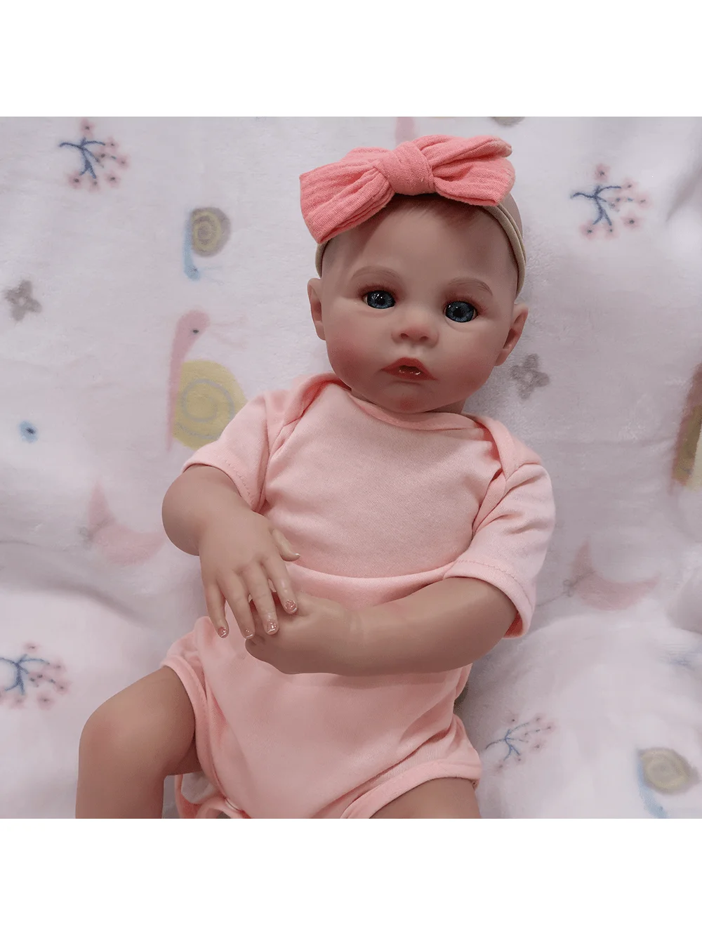 Realistyczne lalki Reborn - 45 cm, urocza, miękka lalka z winylu (TYLKO LALKI/BEZ AKCESORIÓW)